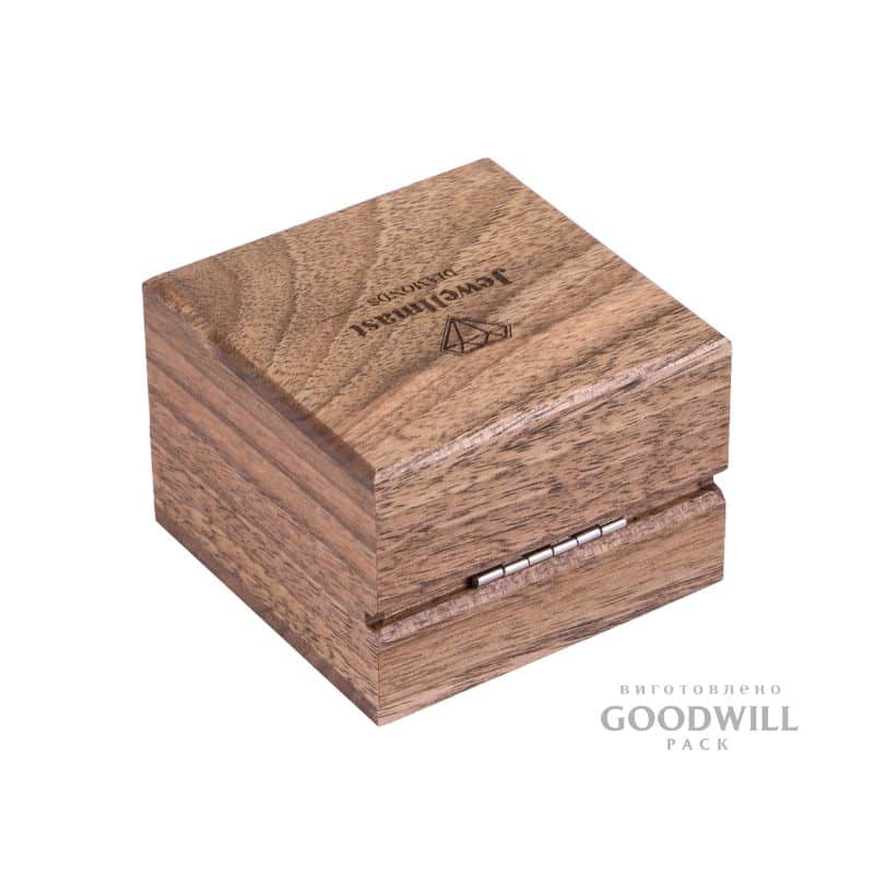 Коробка из дерева для украшений с логотипом фото