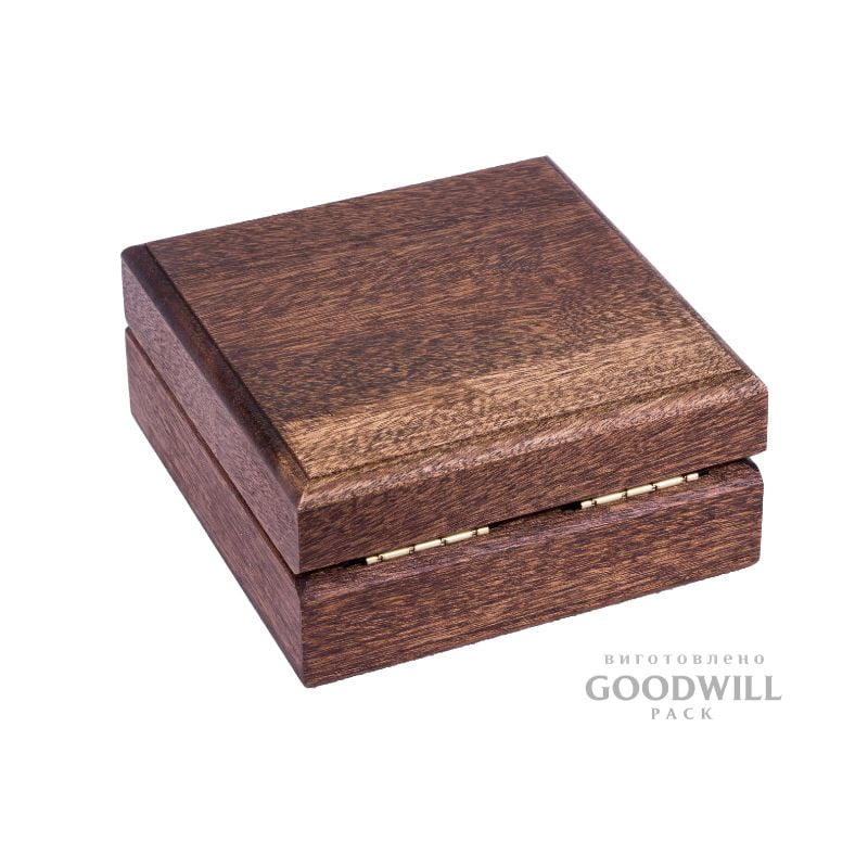 Коробка дерев’яна для монет та медалей 11,5*11,5*5 - Зображення 2