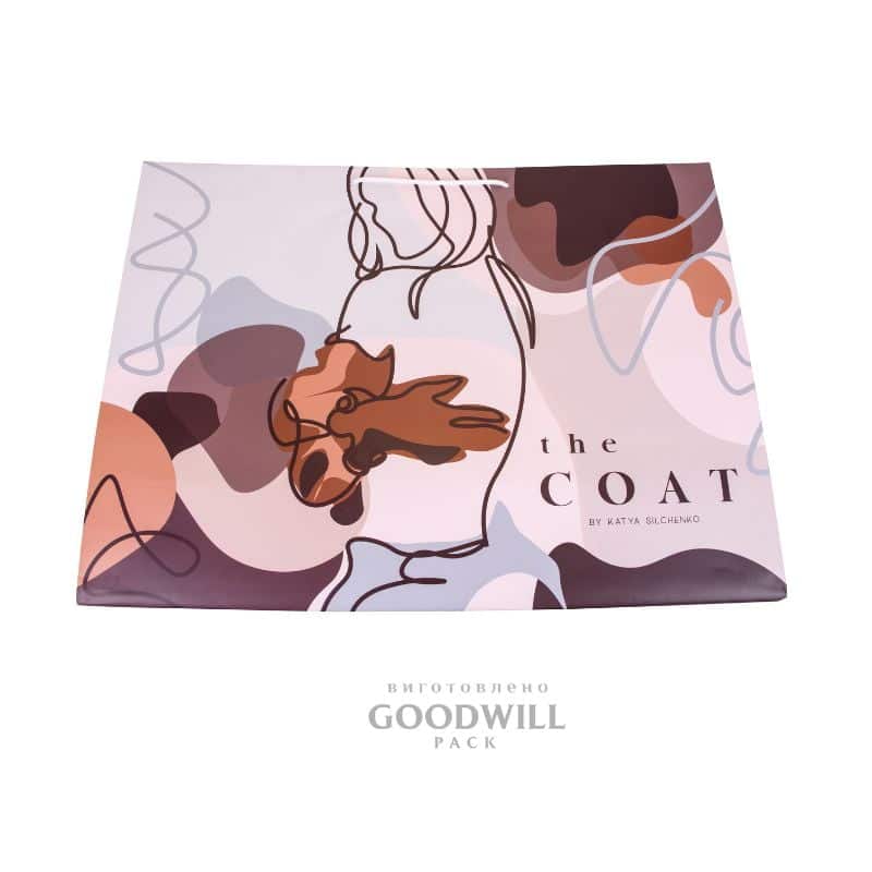 Друк на бумажному пакеті фотографія