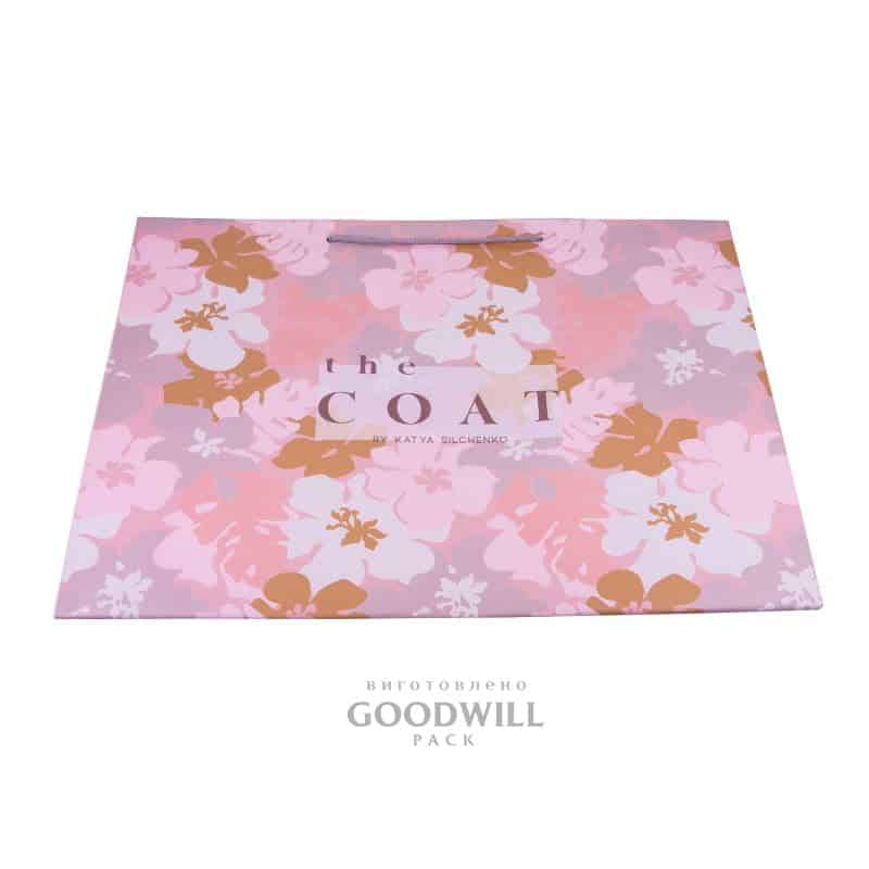 Пакет паперовий для одягу з ручками 50*38*12 - Зображення 3