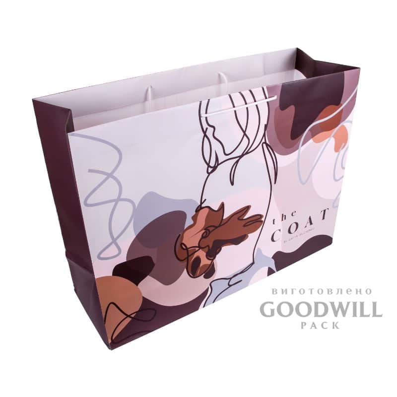 Пакет брендований для верхнього одягу 60*45*20