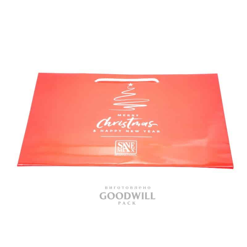 Пакет подарунковий з глянцевою ламінацією фотографія 3