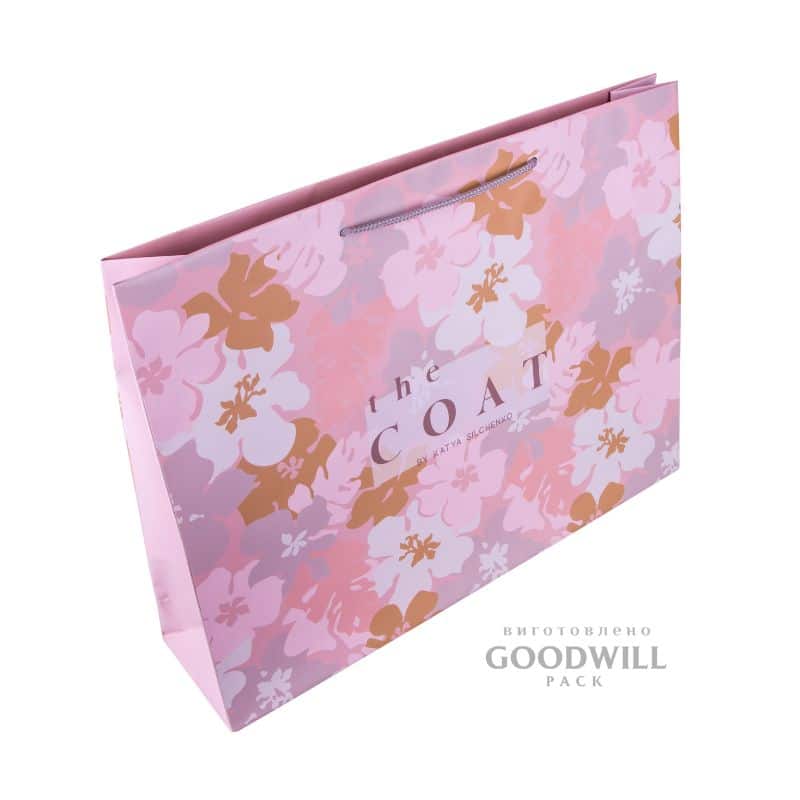 Пакет паперовий для одягу з ручками 50*38*12 - Зображення 5