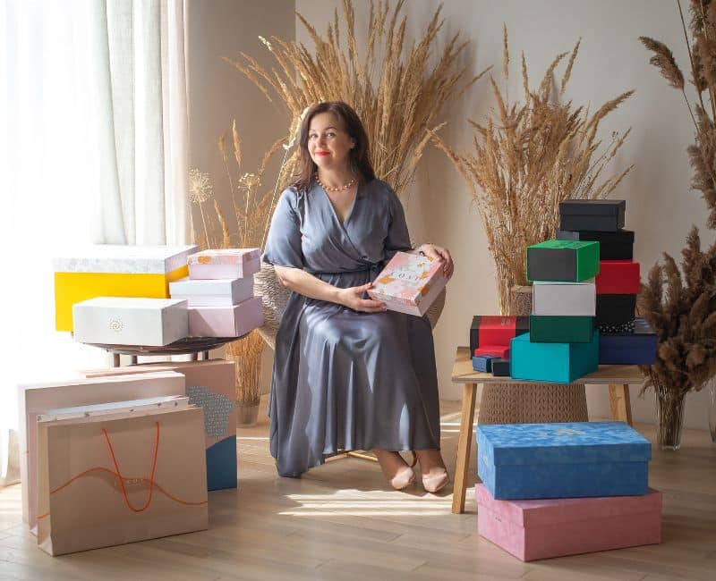 Друк на подарункових коробках та упаковці фотографія