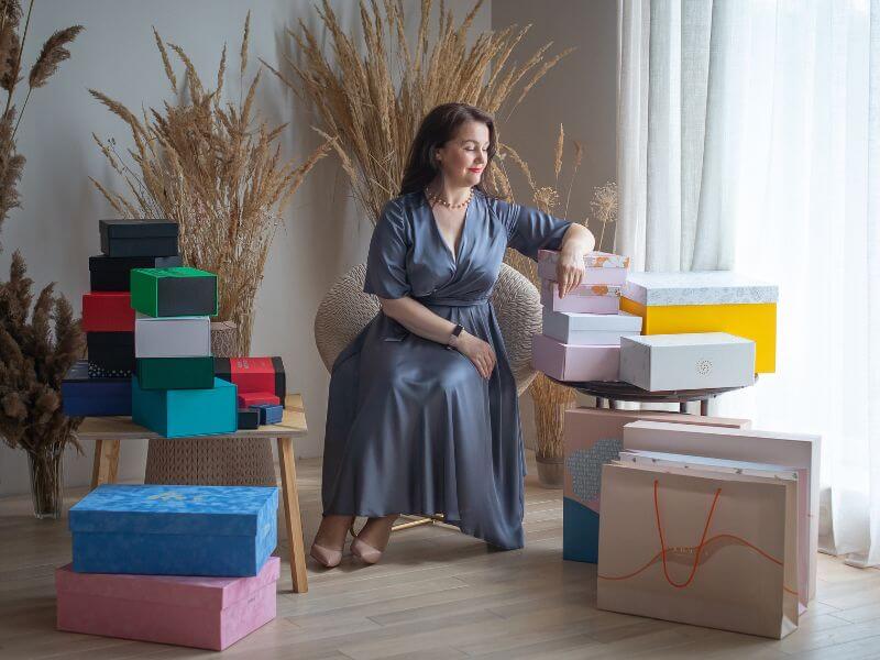 Інна Клімчук з упаковкою ГудвиллПак фотографія