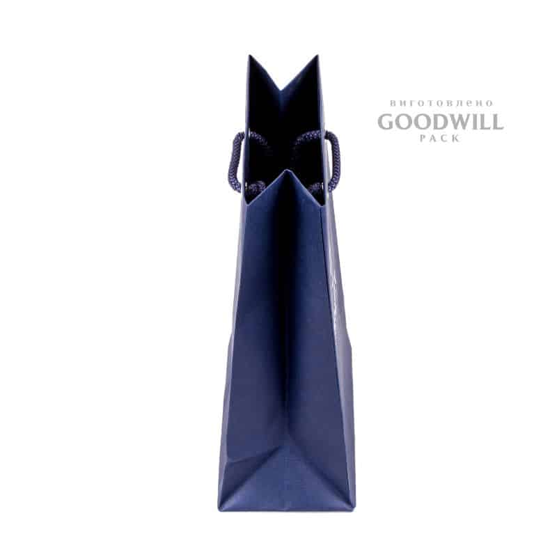 Пакет с тиснением логотипа серебряной фольгой 15*23*8 — изображение 4