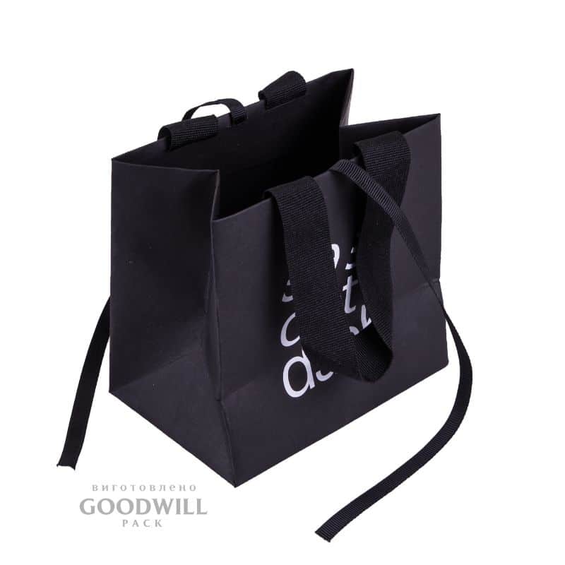 Пакет для ювелирных изделий с ручками 12*12*8 — изображение 2
