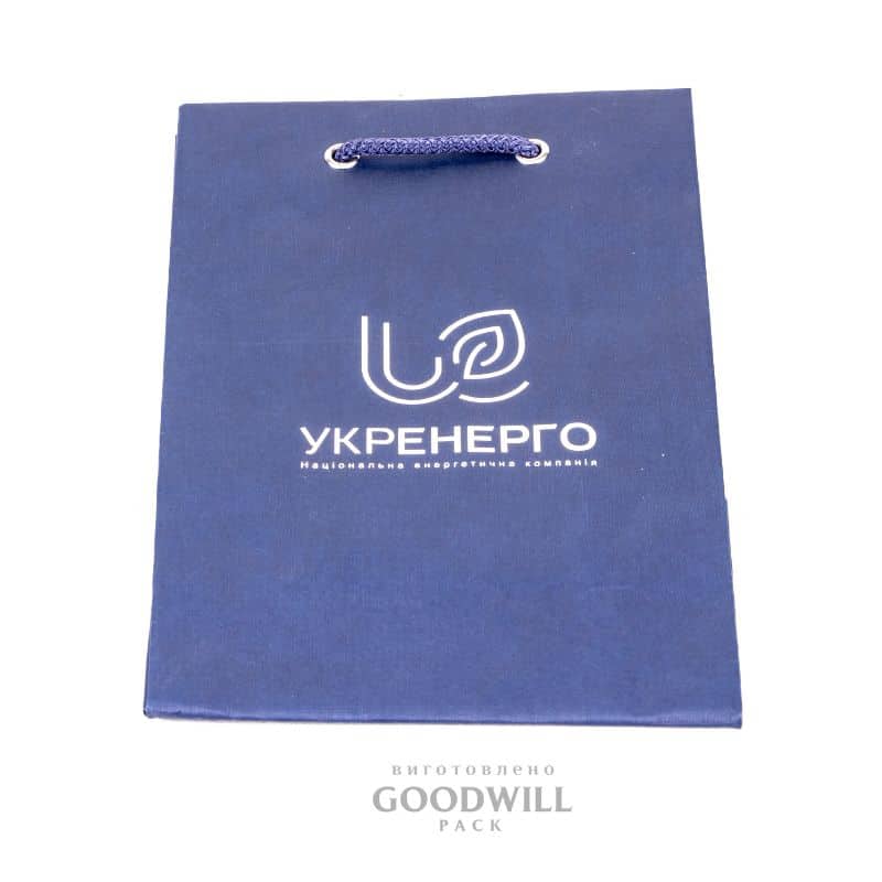 Пакет висічний з дизайнерського паперу фотографія