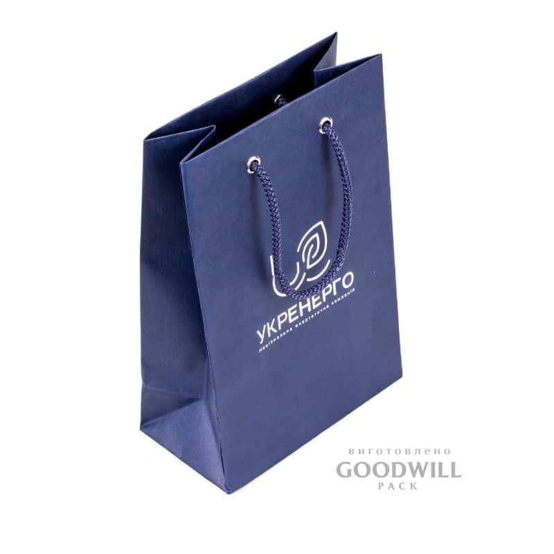 Пакет с тиснением логотипа серебряной фольгой 15*23*8 — изображение 6