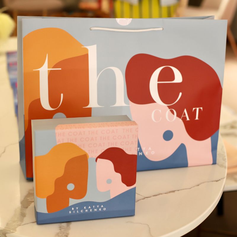 фотографія паперовий пакет з принтом