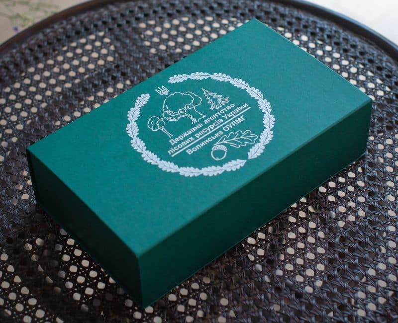 Коробка з індивідуальним дизайном фотографія