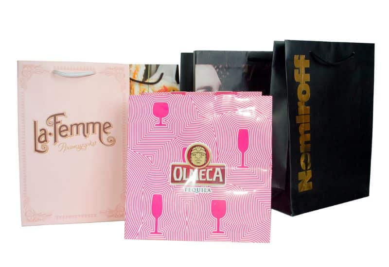 УФ друк логотипу на пакетах на замовлення фотографія