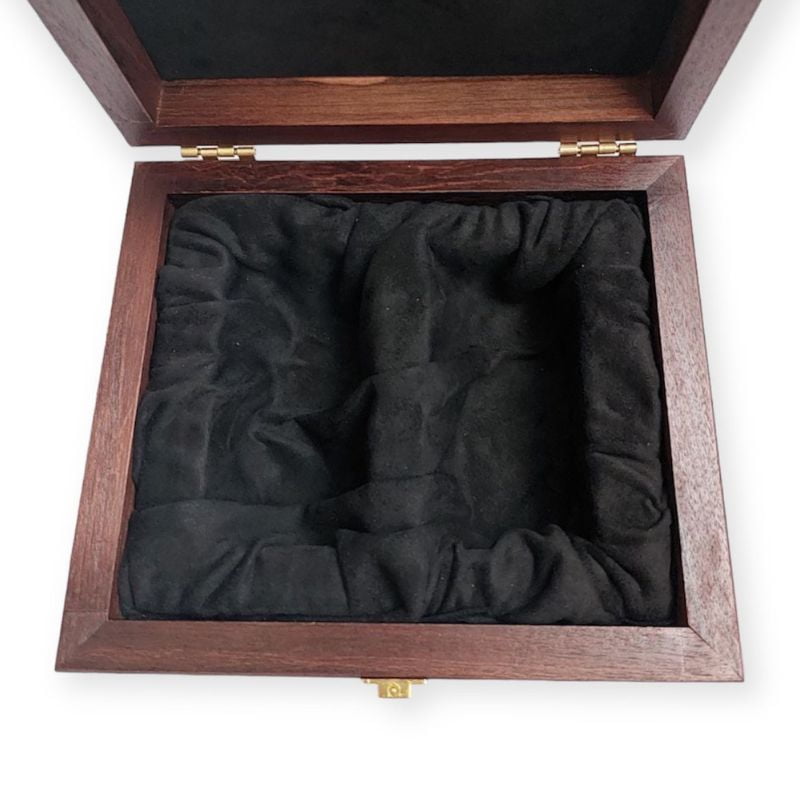 Коробка з дерева горіх натуральний для келихів 20*20*8 - Зображення 5