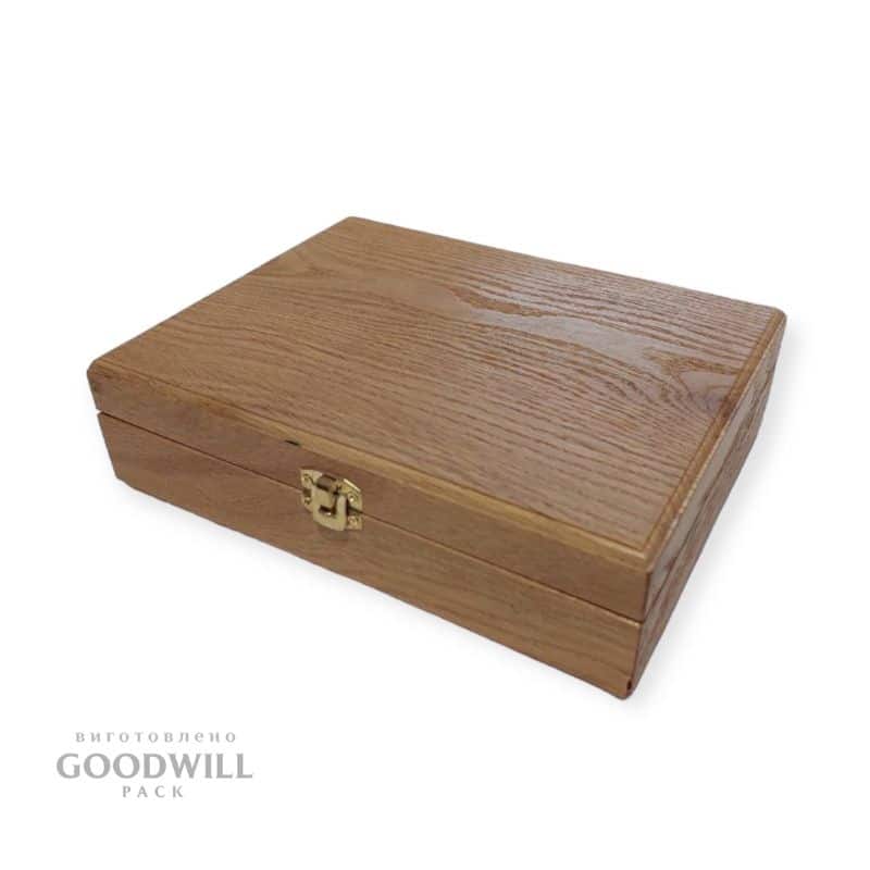 Коробка дерев'яна з ложементом для подарунків 20*15*5 - Зображення 7