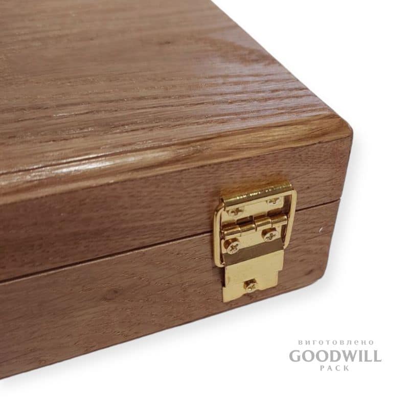 Коробка дерев'яна з ложементом для подарунків 20*15*5 - Зображення 5