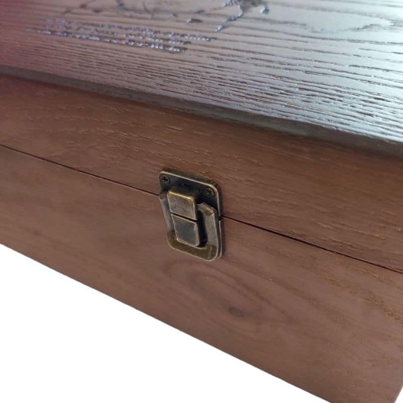 Фурнітура на коробці з дерева фото 2