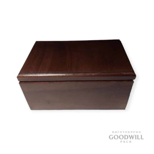 Коробка для ювелірних прикрас з дерева фотографія