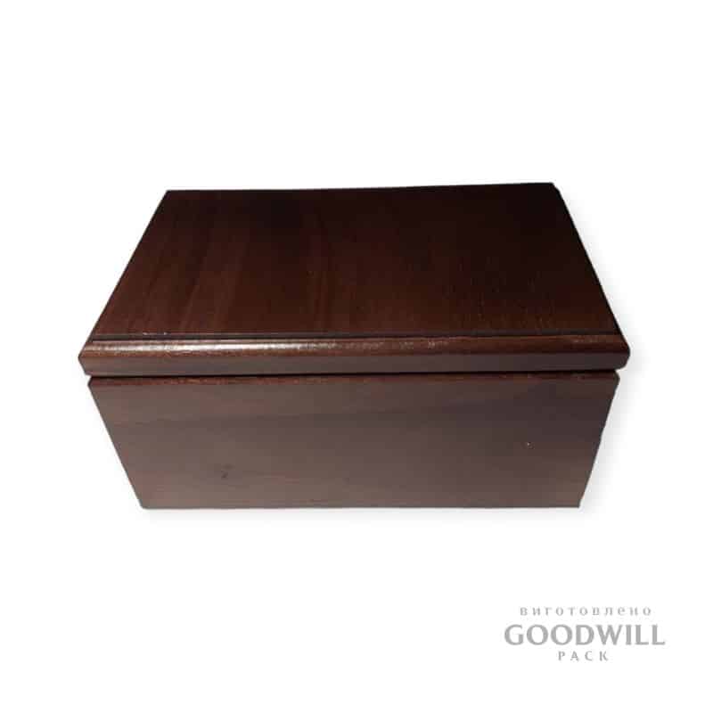 Коробка для ювелірних прикрас з дерева фотографія