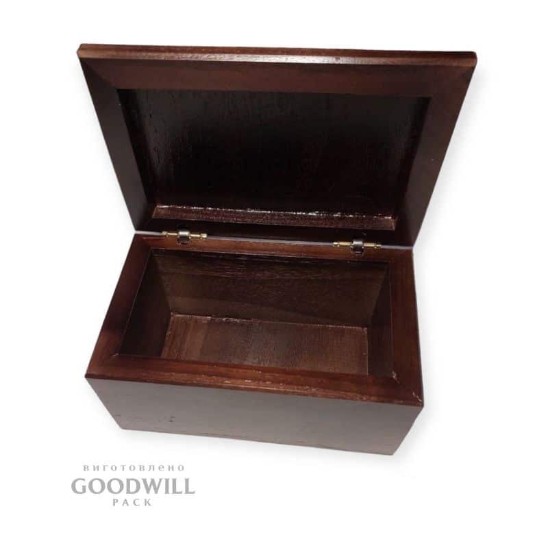 Коробка для ювелірних прикрас з дерева фото 2