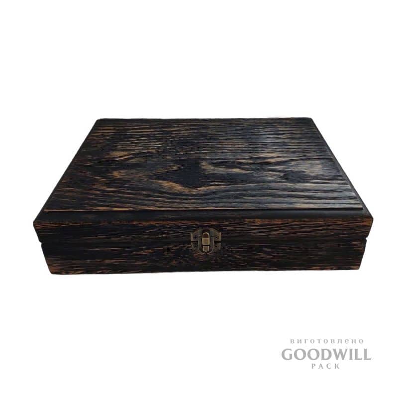 Коробка подарункова з ложементом для нагана фото