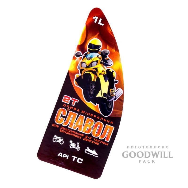 Етикетка для автомастил фігурна Намотка в рулон зображення