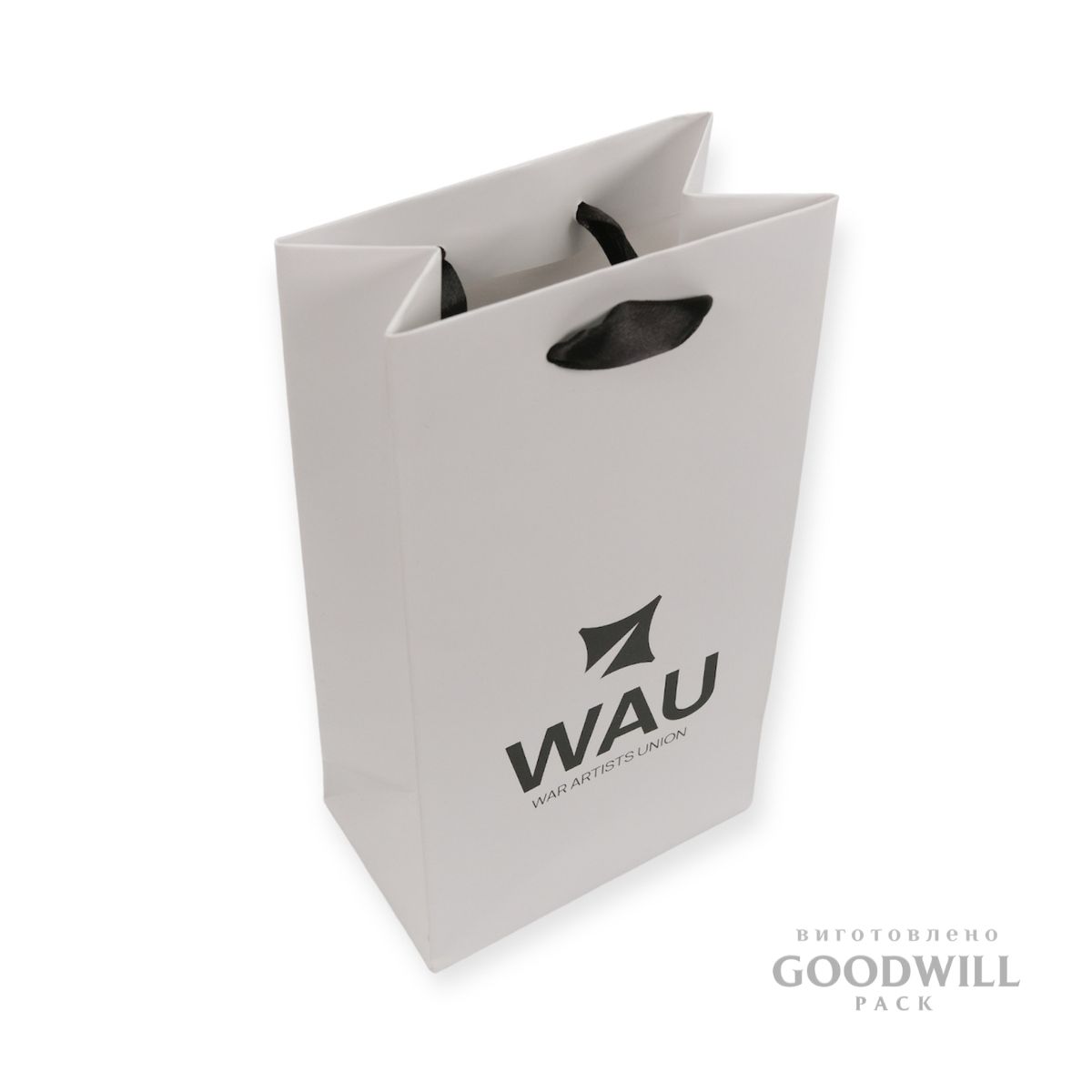 Пакет брендований для подарунків з друком логотипа фотографія