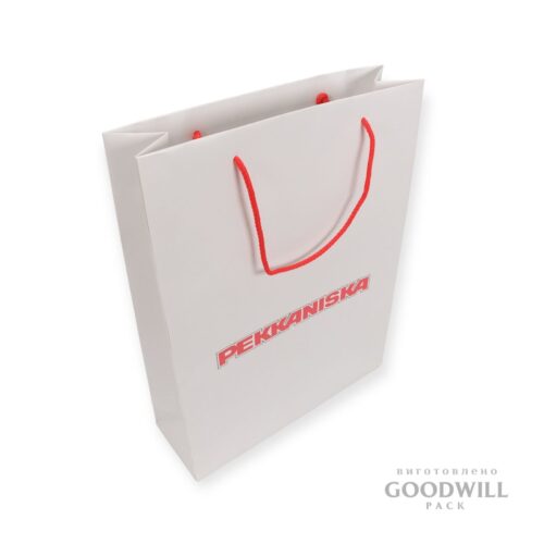 Пакет фірмовий для корпоративних подарунків з індивідуальним дизайном фото