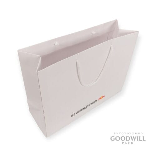 Пакет фірмовий для корпоративних подарунків з індивідуальним дизайном фото