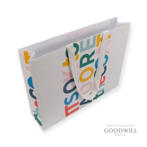 Пакет з логотипом для бренду «the Coat» з індивідуальним дизайном фото