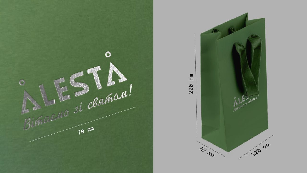 Приклад фірмового пакету фотографія