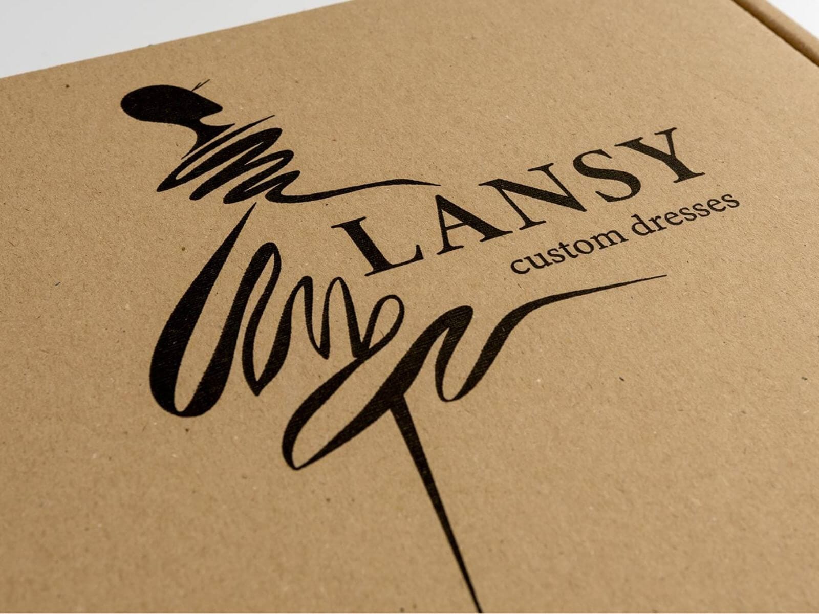 Друк логотипу на коробці приклад фото