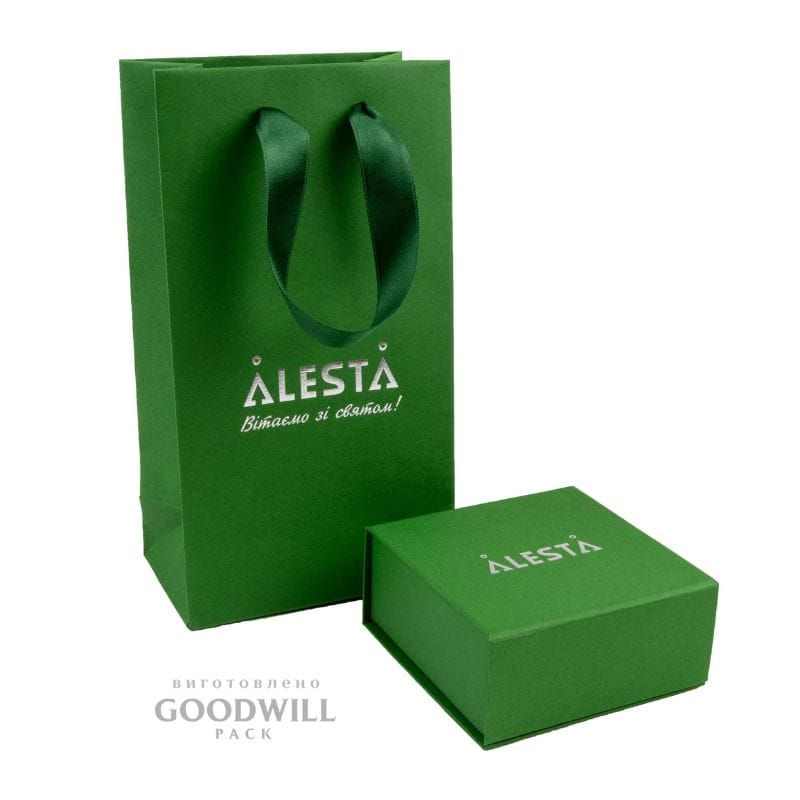 Пакет з атласними ручками зав’язаними на вузол 12*22*7 - Зображення 6