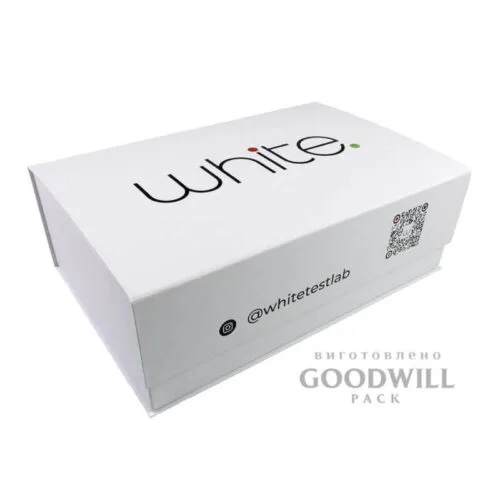 Коробка для корпоративних подарунків з друком логотипа брендового фото