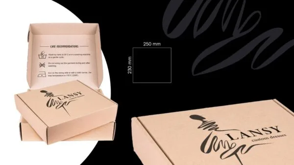 Коробка гофрокартон с индивидуальным принтом фотография