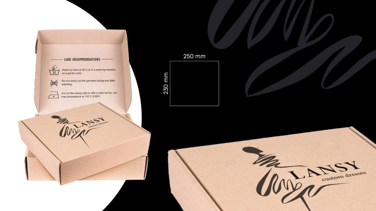 Коробка гофрокартон з індивідуальним принтом фотографія