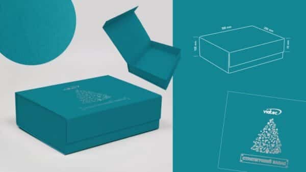 Коробка на магніті брендована фотографія