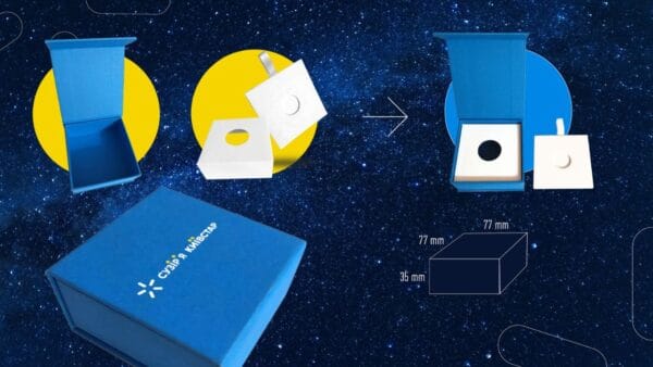Коробка виготовлена на замовлення компанії Київстар фотографія