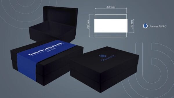 Коробки фірмові оригінальні з друком логотипа фотографія