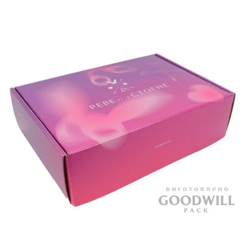 Коробка з гофрокартону поштова офсетний друк з індивідуальним принтом фото