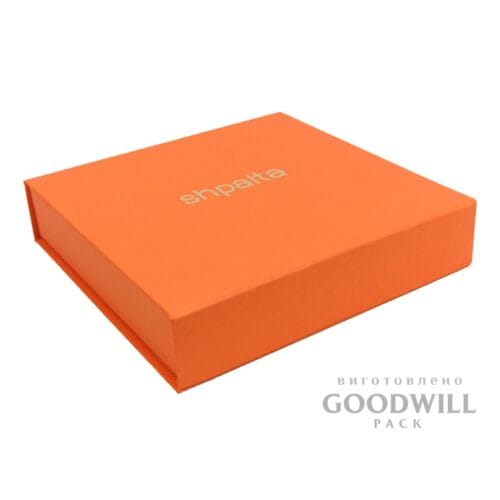 Коробка для хустки з друком логотипа брендована