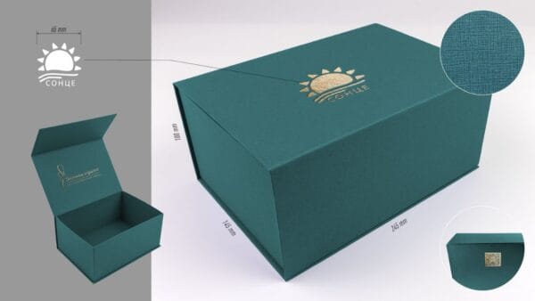 Коробка для лосьйону з друком приклад