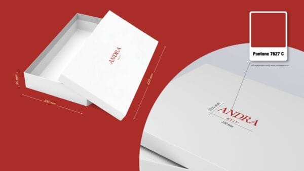 Коробка для пакування одягу приклад