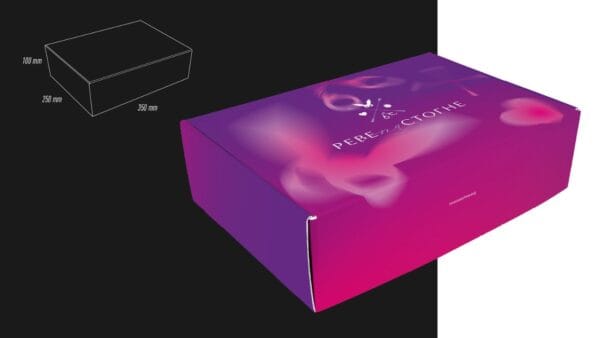 Коробка з гофрокартону поштова офсетний друк приклад