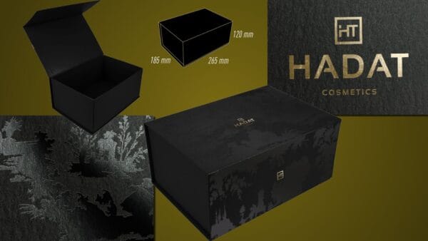 Коробка з магнітом для косметичних наборів приклад