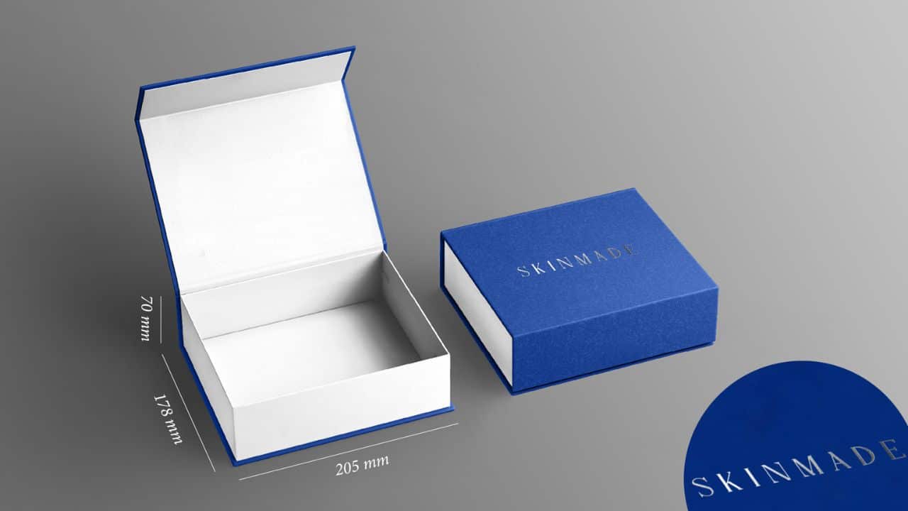 Коробка з магнітом для косметики приклад