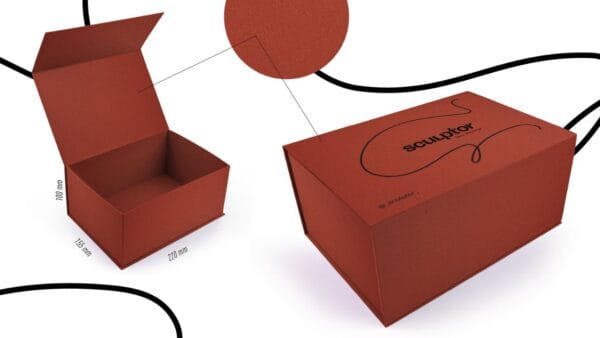 Коробка з магнітом для салону краси фото