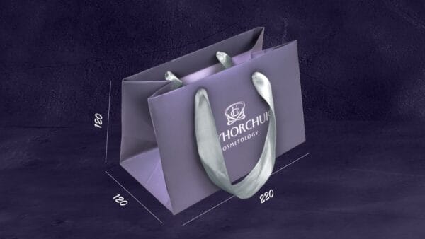 Пакет з атласними ручками фотографія