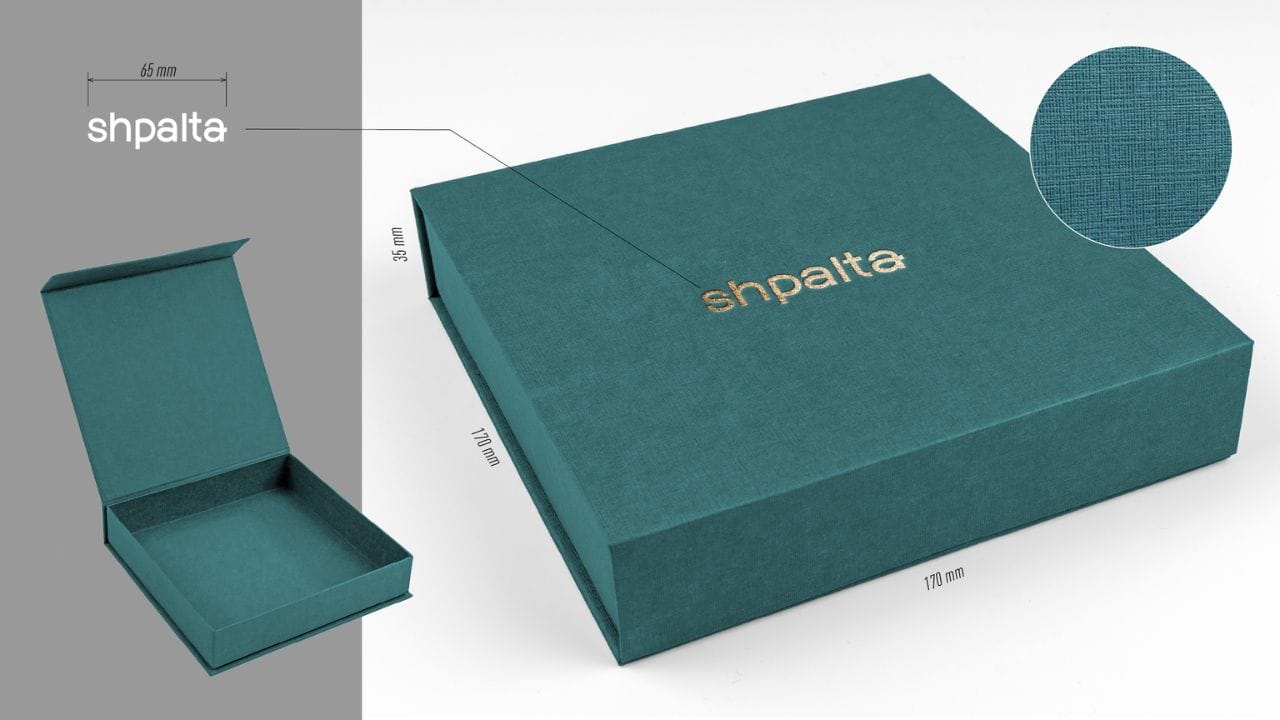 Приклад фірмової коробки з логотипом