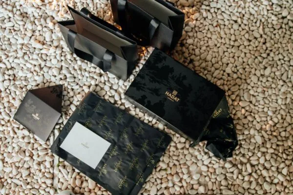 Пример фирменной упаковки с печатью