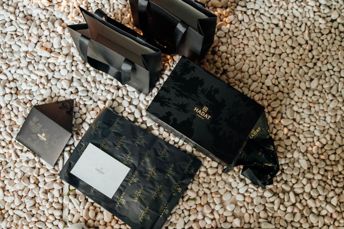 Приклад фірмових коробок з друком логотипа